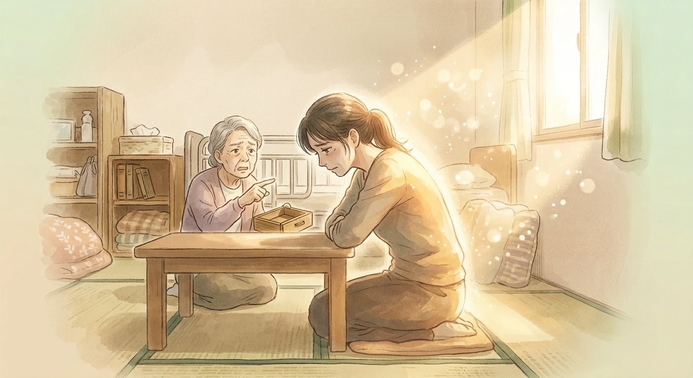 認知症の親に泥棒扱い…心が折れない受け止め方を表したイラスト