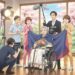 ご利用者を主人公、スタッフを支える存在として描いた、映画づくりに例えた介護のイメージイラスト